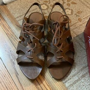 Lace up gladiator sandals